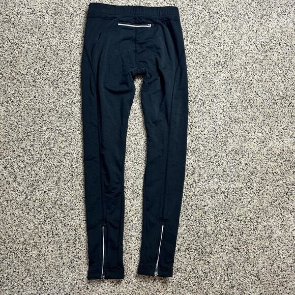 Prana Zip Ankle Leggings Size XS Black Yoga Activewear Athletic - Picture 3 of 8